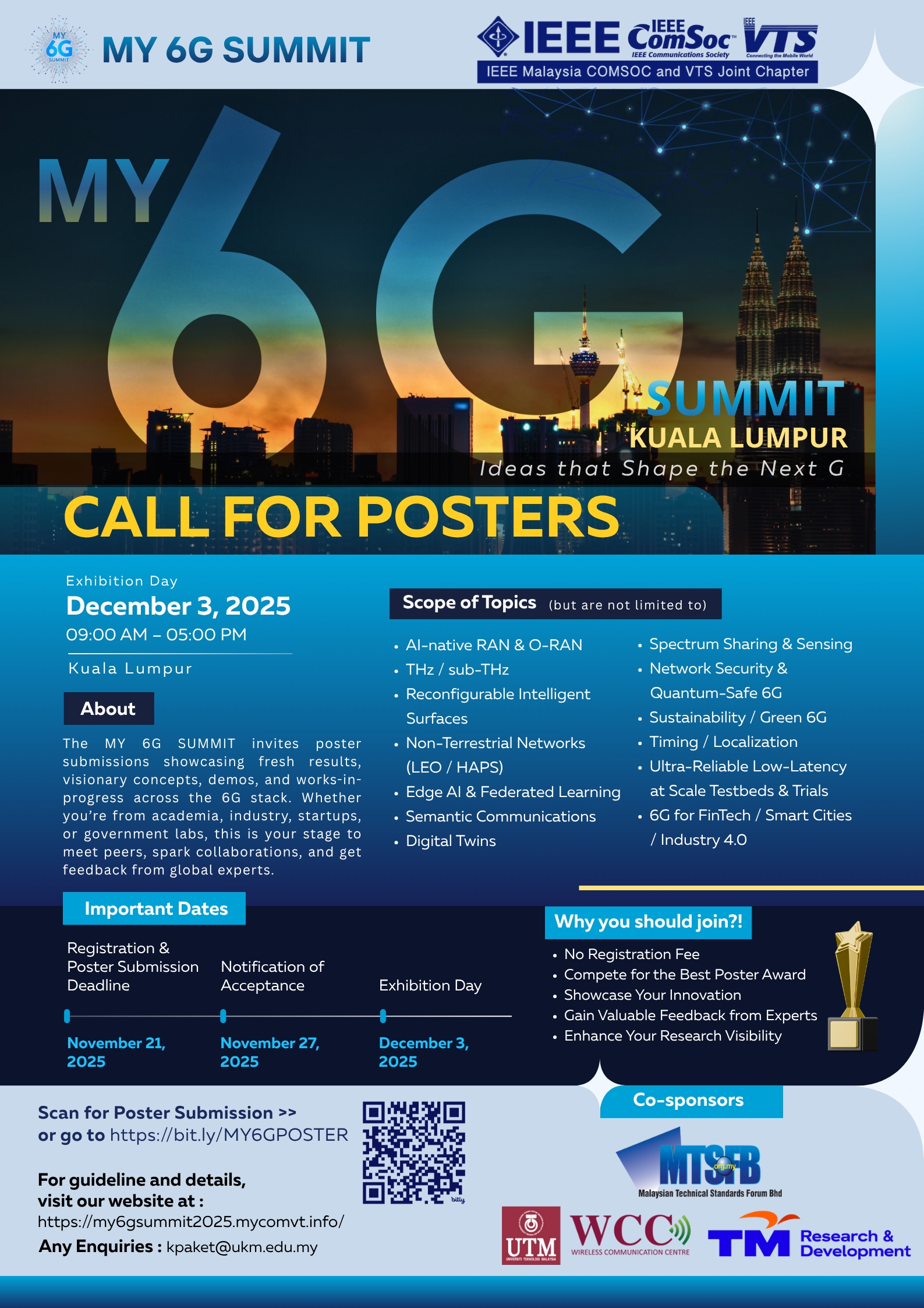 MY 6G SUMMITCFP POSTER